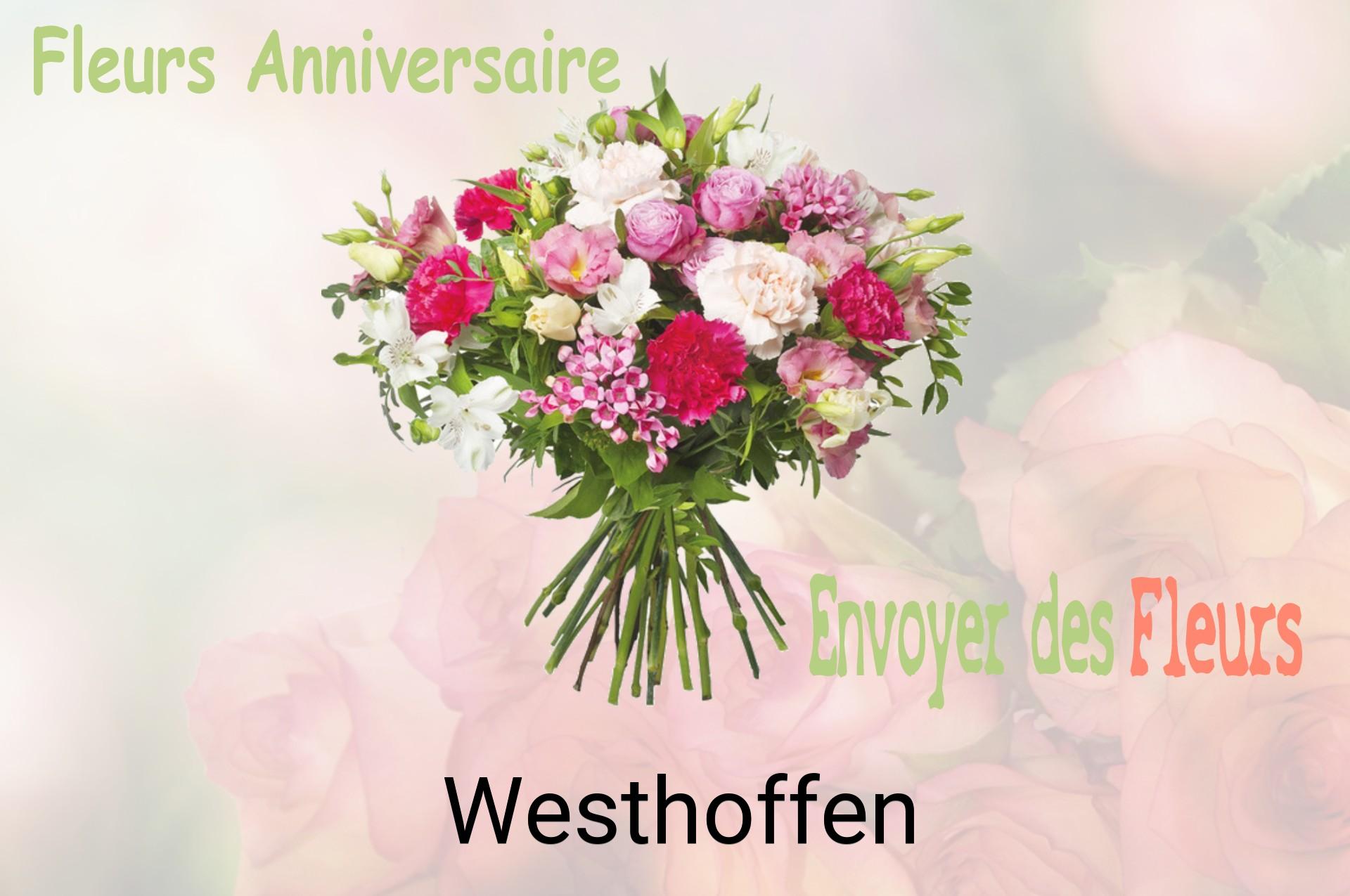 Bouquet de fleurs d’anniversaire livré à Westhoffen