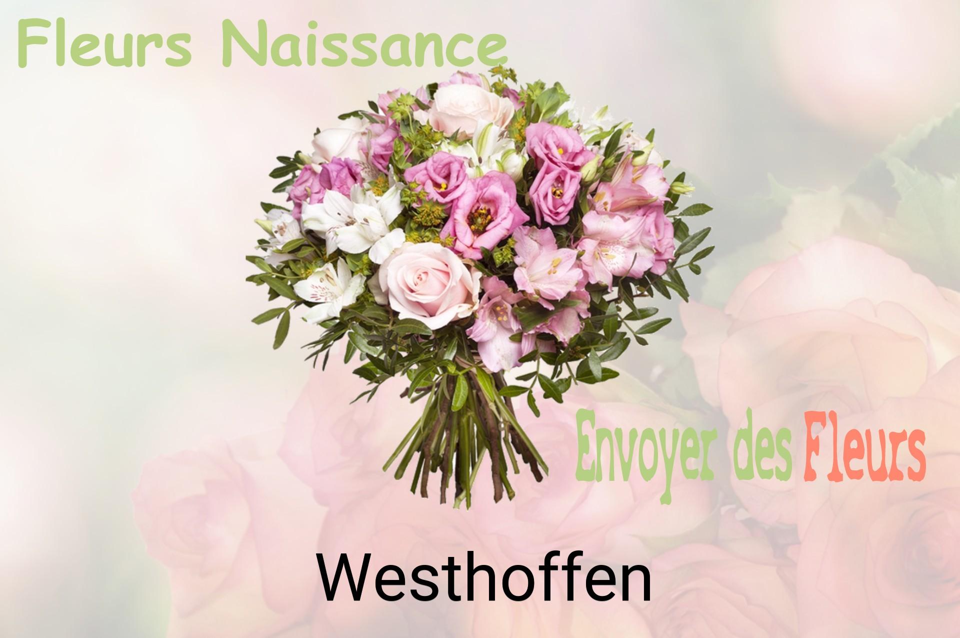 Bouquet de fleurs de naissance livré à Westhoffen